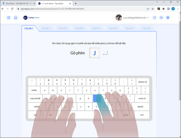 Picture 6 of How to practice 10-finger typing online