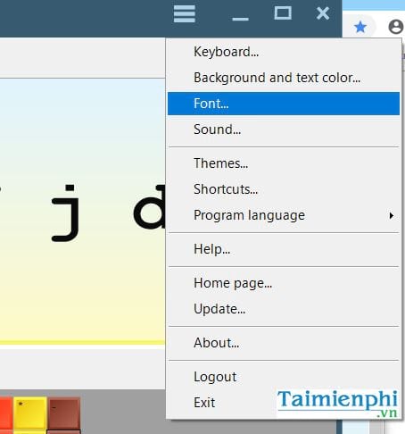 Picture 4 of How to practice 10-finger typing using Rapid Typing Tutor on a computer.