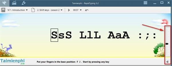 Picture 6 of How to practice 10-finger typing using Rapid Typing Tutor on a computer.
