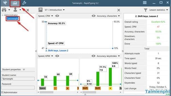 Picture 7 of How to practice 10-finger typing using Rapid Typing Tutor on a computer.