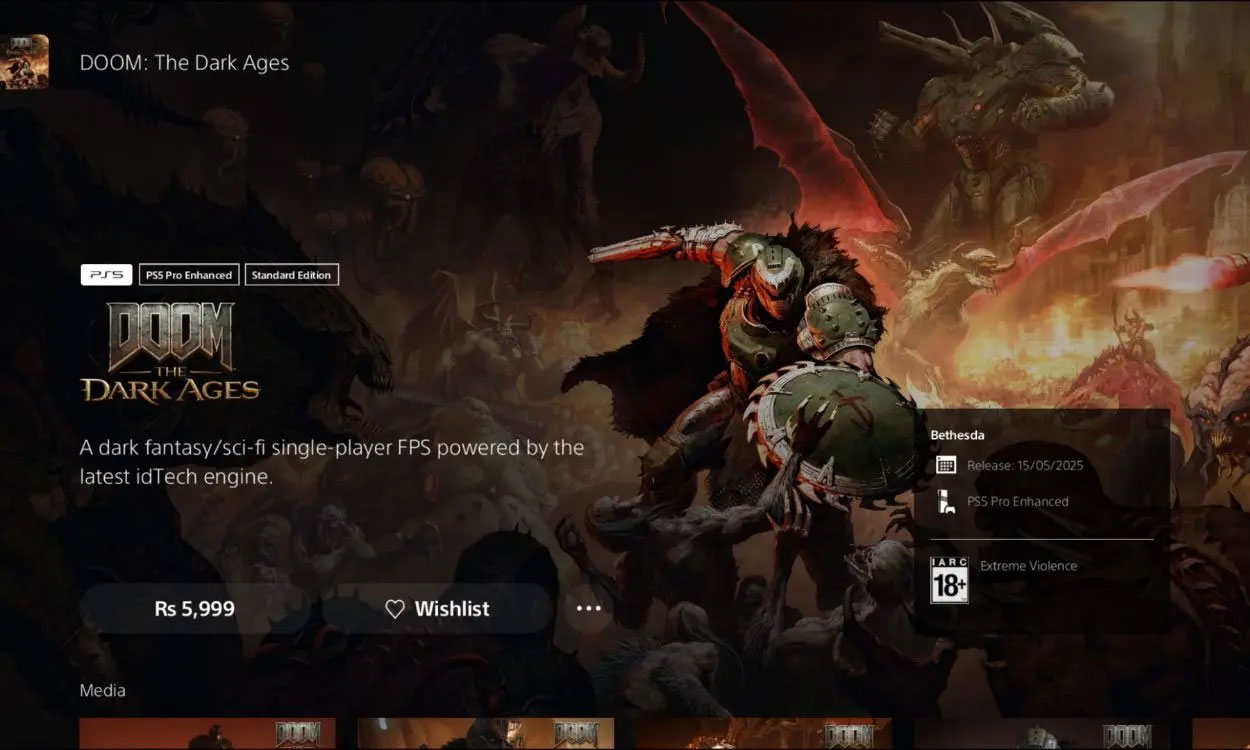 Picture 2 of How to preload Doom The Dark Ages on PC, PS5, and Xbox