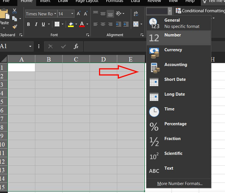 How to stop Excel from automatically formatting as a date Picture 1