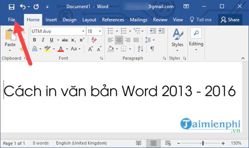 Picture 1 of How to print a document in Word without errors, easily.