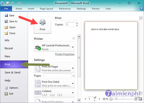 Picture 4 of How to print a document in Word without errors, easily.