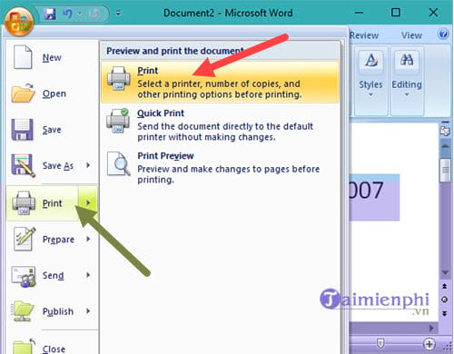 Picture 6 of How to print a document in Word without errors, easily.
