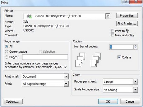 Picture 9 of How to print a document in Word without errors, easily.