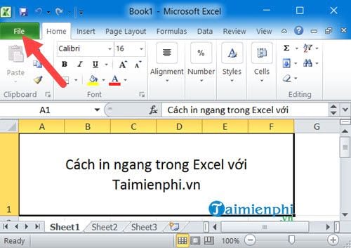 How to print horizontally in Word Excel all versions Picture 12