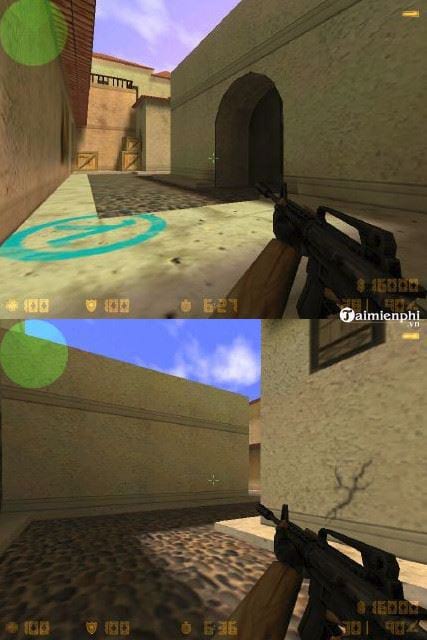 How to punch through a wall Half life 1.1, wall punching angle CS Picture 2