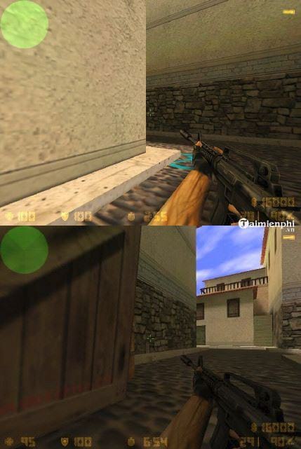 How to punch through a wall Half life 1.1, wall punching angle CS Picture 3