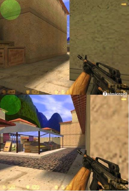 How to punch through a wall Half life 1.1, wall punching angle CS Picture 6