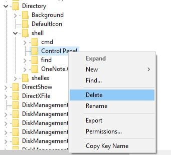 How to put Control Panel in the right-click menu on Windows 10 Picture 6