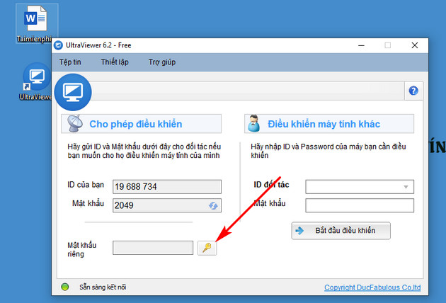 Picture 2 of How to quickly and easily create a permanent password on Ultraviewer.