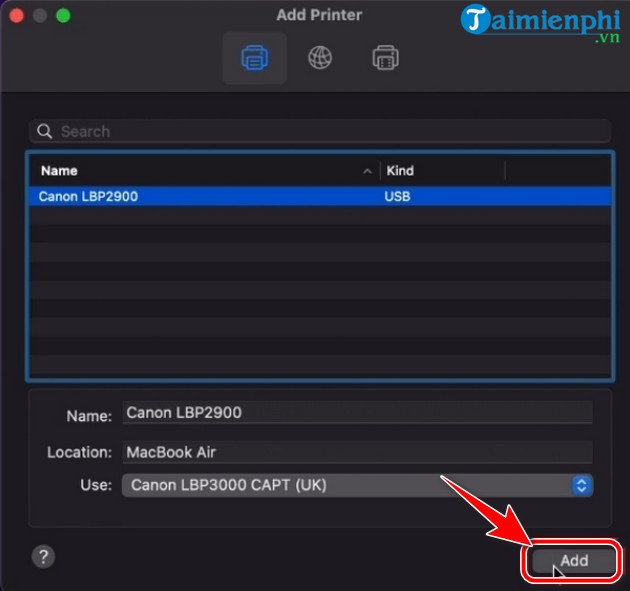 Picture 27 of How to quickly and easily install a Canon 2900 printer on a Macbook.