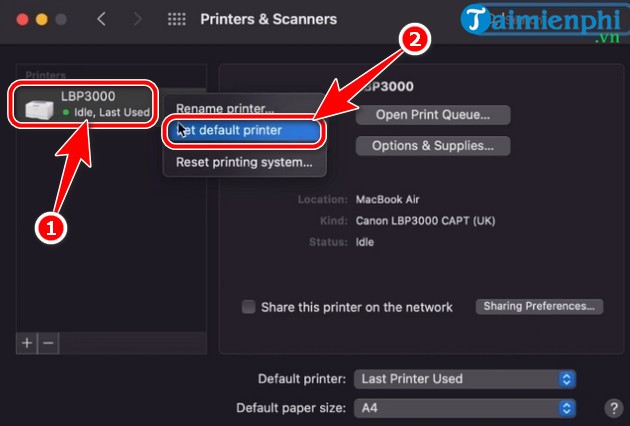 Picture 28 of How to quickly and easily install a Canon 2900 printer on a Macbook.