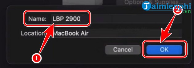 Picture 30 of How to quickly and easily install a Canon 2900 printer on a Macbook.