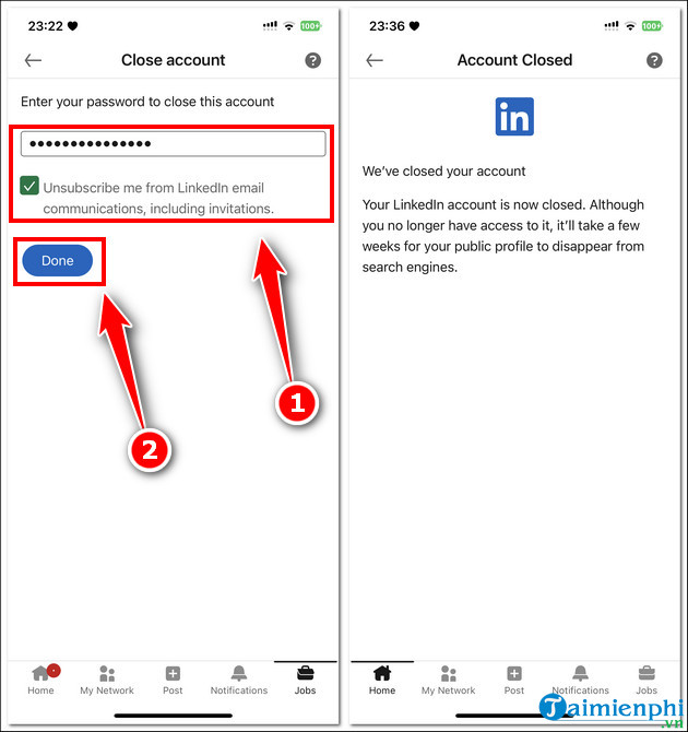 Picture 5 of How to quickly and permanently delete your LinkedIn account on your phone and computer.