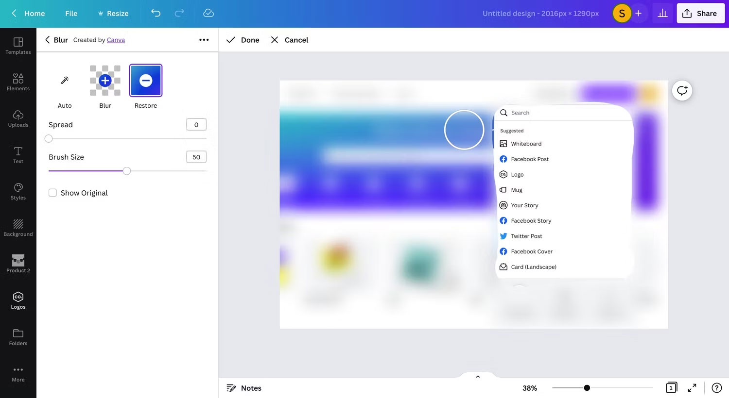 How to quickly blur photos online Picture 15