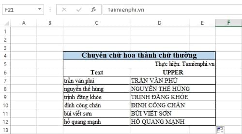 How to quickly change uppercase to lowercase in Excel Picture 4