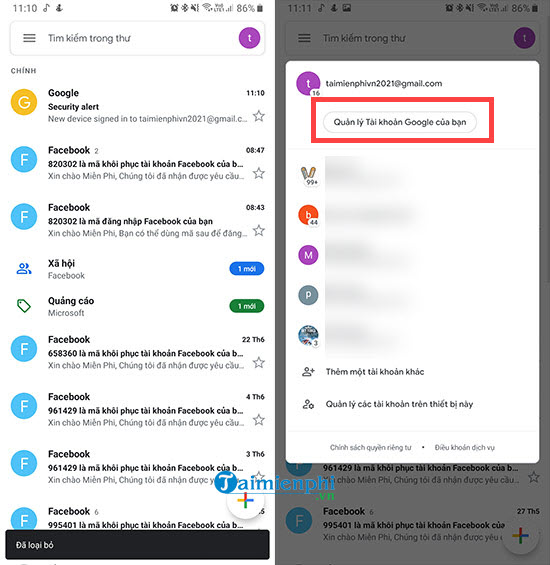 Picture 2 of How to quickly change your Gmail password on your phone or computer.