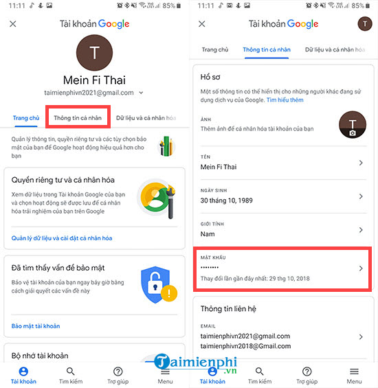 Picture 3 of How to quickly change your Gmail password on your phone or computer.