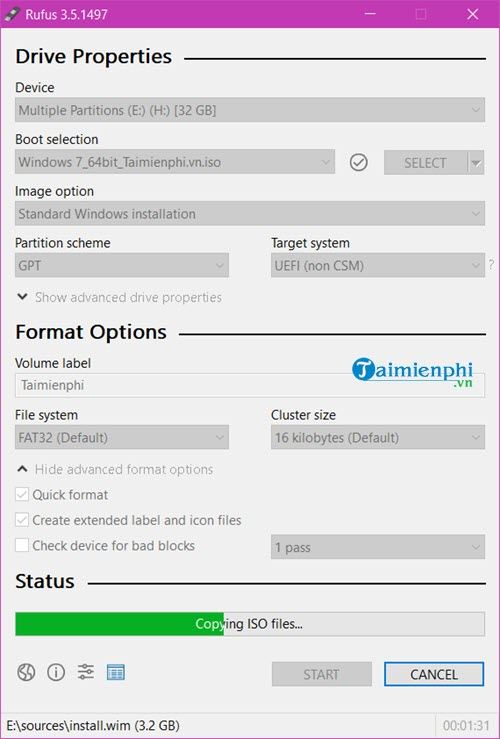 Picture 7 of How to quickly create a UEFI bootable USB using Rufus