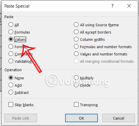 Picture 7 of How to quickly delete formulas in Excel - Keep the results or delete the results