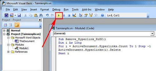 How to quickly delete hyperlinks and links in Word 2007 Picture 4