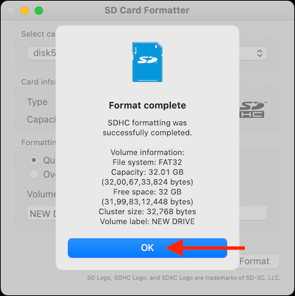 Picture 12 of How to quickly format an SD card on a Mac