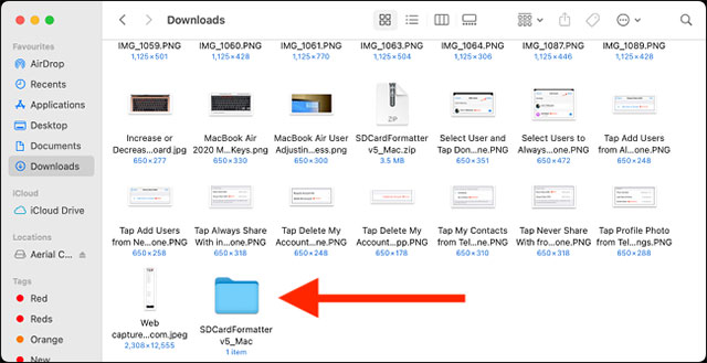 Picture 4 of How to quickly format an SD card on a Mac