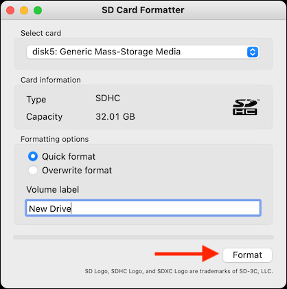 Picture 9 of How to quickly format an SD card on a Mac