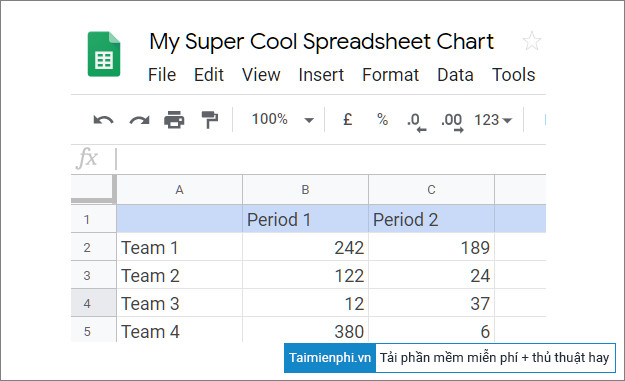 Picture 2 of How to quickly insert a Google Sheets spreadsheet into Google Docs