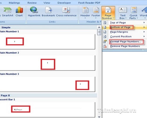 Picture 11 of How to quickly number pages in Word 2010, 2013, 2016, and 2019