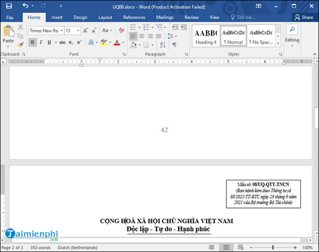 Picture 19 of How to quickly number pages in Word 2010, 2013, 2016, and 2019