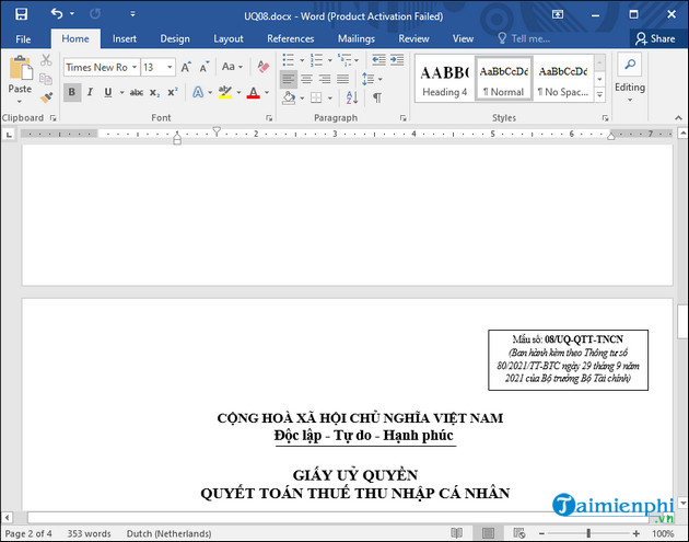 Picture 23 of How to quickly number pages in Word 2010, 2013, 2016, and 2019