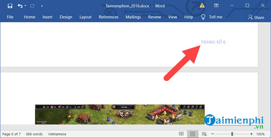 Picture 4 of How to quickly number pages in Word 2010, 2013, 2016, and 2019