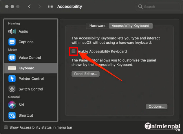 Picture 6 of How to quickly open the virtual keyboard on a Macbook