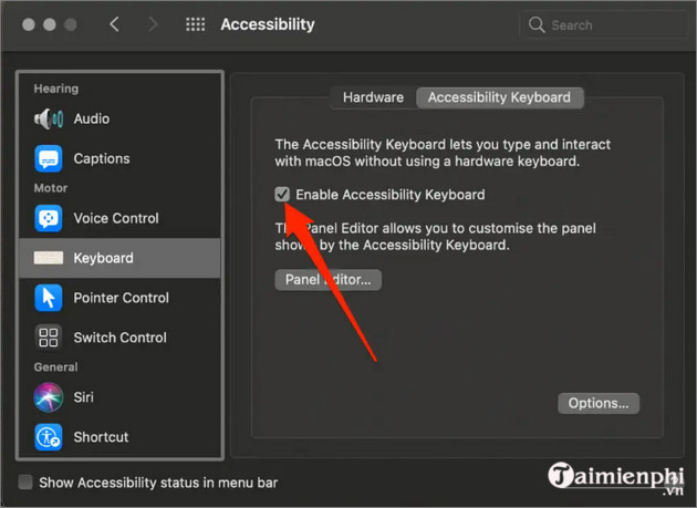 Picture 7 of How to quickly open the virtual keyboard on a Macbook
