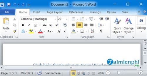 How to quickly show lost toolbars in Word Picture 10