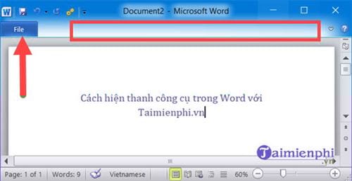 How to quickly show lost toolbars in Word Picture 11