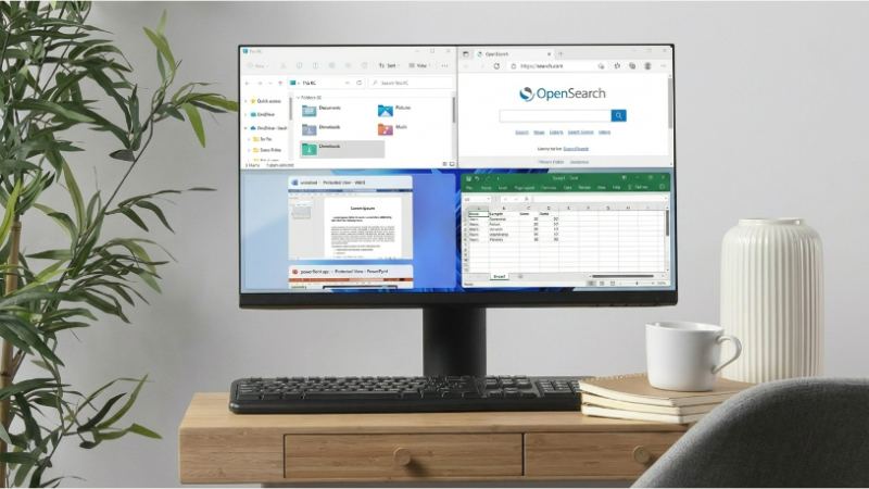 images 13 of How to quickly split the screen on a Windows 10, 11, and macOS laptop.