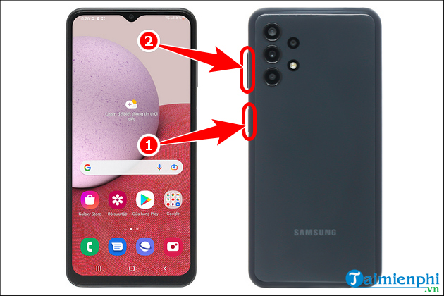 Picture 2 of How to quickly take a screenshot on Samsung A12, A13, and A23