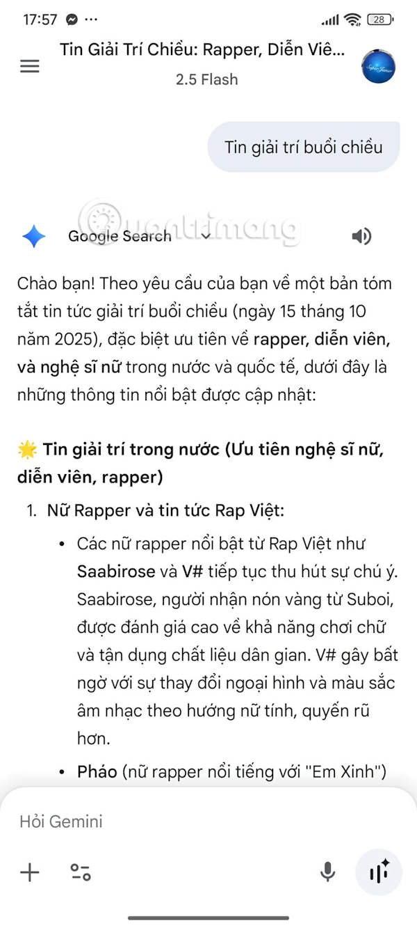 How to quickly read news on Gemini on demand Picture 6