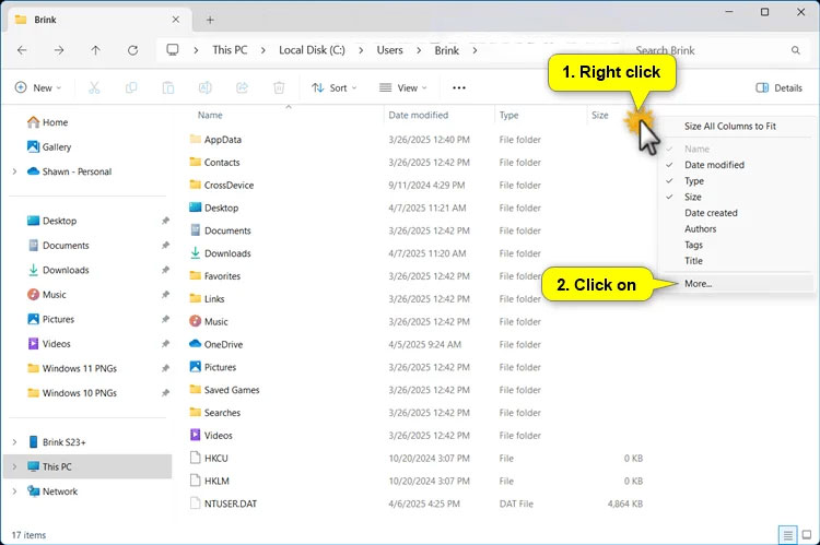 How to Rearrange Columns in File Explorer Windows 11 Picture 2
