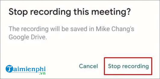 Picture 7 of How to record a meeting on Google Meet and LiveStream on the app.