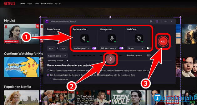 How to record Netflix screen on PC and phone Picture 5