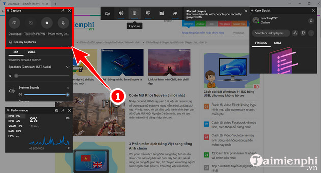 How to record Windows 10 screen with sound, without installing software Picture 1