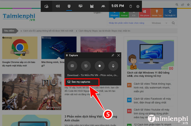 How to record Windows 10 screen with sound, without installing software Picture 5