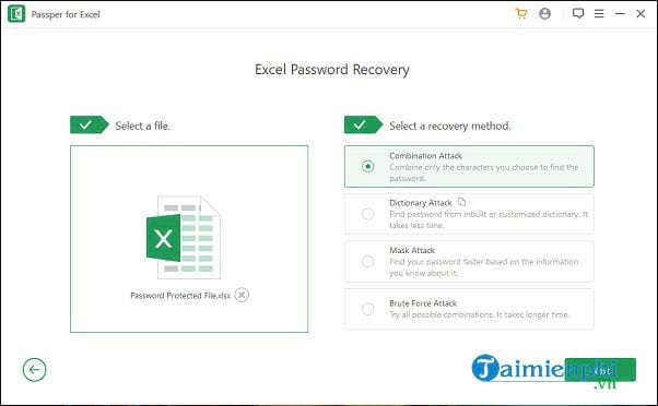 Picture 3 of How to recover a forgotten Excel password using Passper