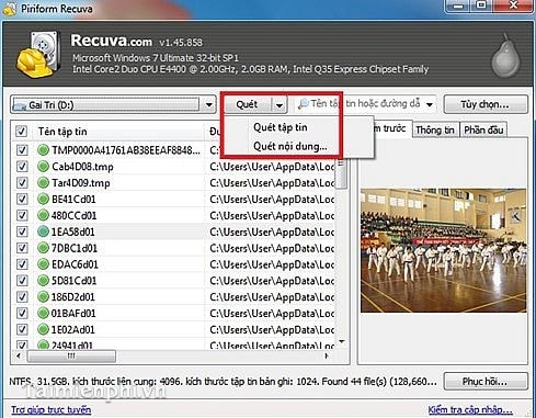 How to recover deleted data using Recuva on computer Picture 8
