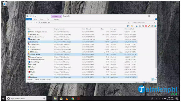 Picture 3 of How to recover deleted files from the Recycle Bin
